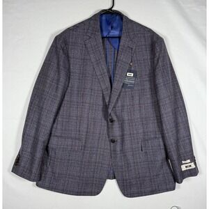 NWT Joseph Abboud Lanificio di Pray Blazer Men's 50R Wool Heritage Jacket $329